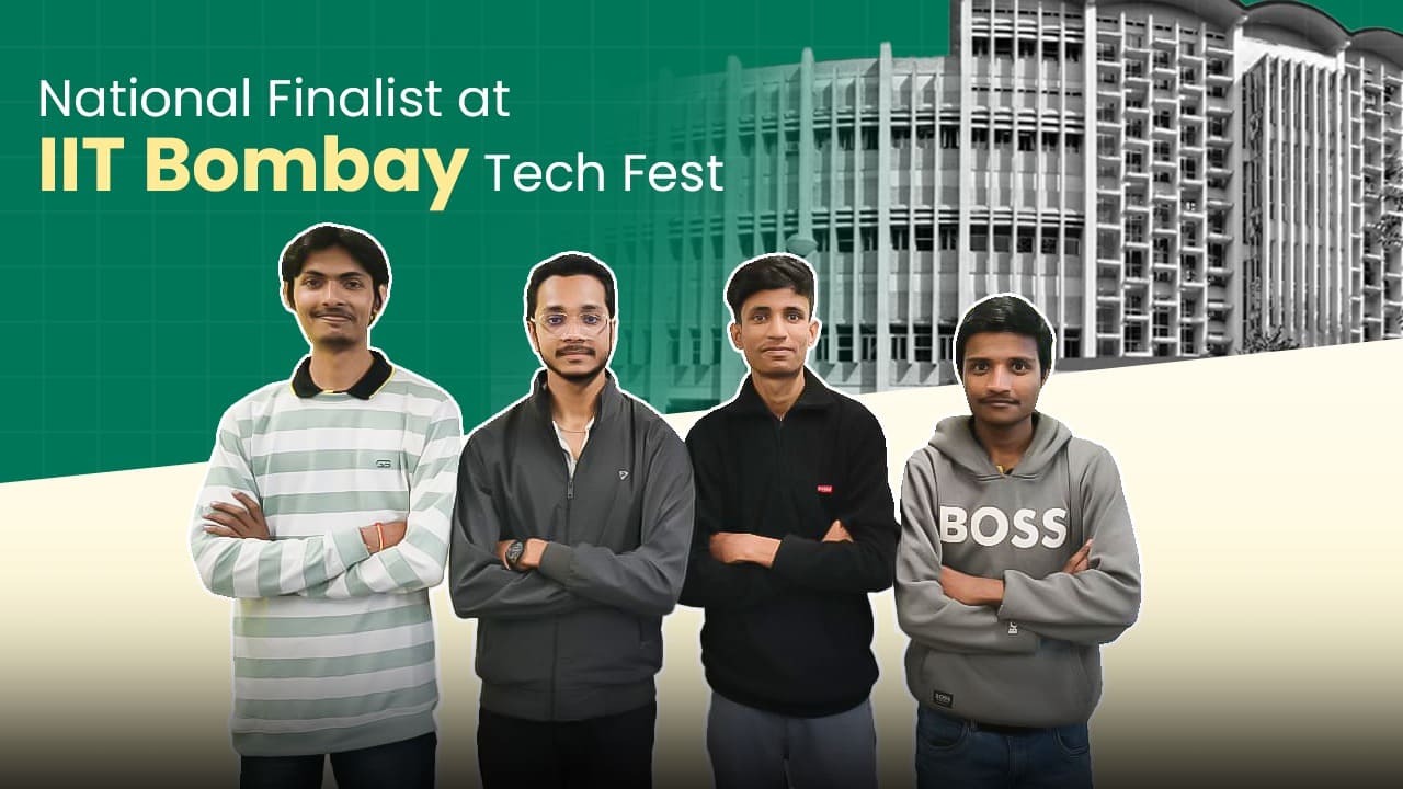 National Finalist at IIT Bombay Tech Fest